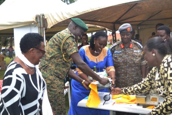 Wazalendo SACCO Supports Entebbe Spouses Of Soldiers SACCO With Sewing Machines